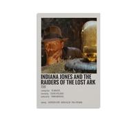 Indiana Jones And The Raiders of The Lost Ark 1981（3） Posters Decorative Aesthetic Canvas Poster Wall Art Decor Living Modern Family Bedroom Music Movie Poster 20x30inch(50x75cm) Unframe-style