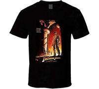 Indiana Jones and The Temple of Doom T Shirt Black XXL