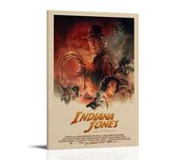 Indiana Jones Anti Splash Art Posters Living Room And Bedroom Hanging Paintings Suitable for Multiple Scenarios No Need for Punching Easy to Install Suitable for Gifts And Personal UseFrame-style20x30