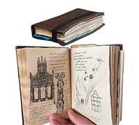 Indiana Jones Chalice Diary Prop, Classic Movie Prop Replica Chalice Diary Gift (Set of 5) for Indiana Jones Movie Fans