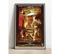 Indiana Jones Raiders Of The Lost Ark Harrison Ford Film Promo : A Huge 36"x24" Poster Print Similar (Slightly Larger) to A1 Size : Vintage Retro Reproduction