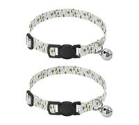 Indiana Lambs forests Off White Dog Collars For Small Dogs Adjustable Dog Collar For Dogs Girl And Boy 2 Pack