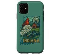 Indiana Pride State Love Midwest Identity Bold Design Case for iPhone 11