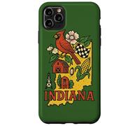 Indiana Pride State Love Midwest Identity Bold Design Case for iPhone 11 Pro Max