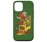 Indiana Pride State Love Midwest Identity Bold Design Case for iPhone 12/12 Pro
