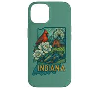 Indiana Pride State Love Midwest Identity Bold Design Case for iPhone 14