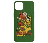 Indiana Pride State Love Midwest Identity Bold Design Case for iPhone 14 Plus