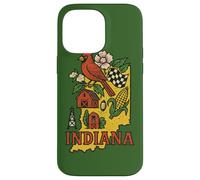 Indiana Pride State Love Midwest Identity Bold Design Case for iPhone 14 Pro Max