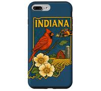 Indiana Pride State Love Midwest Identity Bold Design Case for iPhone 7 Plus/8 Plus