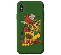 Indiana Pride State Love Midwest Identity Bold Design Case for iPhone X/XS