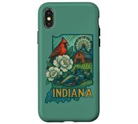 Indiana Pride State Love Midwest Identity Bold Design Case for iPhone X/XS