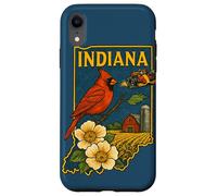 Indiana Pride State Love Midwest Identity Bold Design Case for iPhone XR