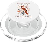 Indiana State Bird Northern Cardinal Art PopSockets PopGrip for MagSafe