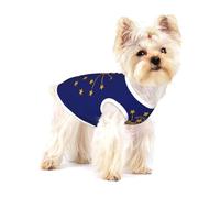 Indiana State Flag Small Pet Cotton Vest L Full Print Dog Cat Soft Breathable Elastic Apparel Daily Party Outfit