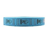INDIANA TICKET CO. Blue Beer Roll Tickets, 2000 per Single Roll, 1x2 Tickets Free Beer Giveaways