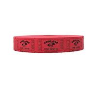 INDIANA TICKET CO. Red Drink Roll Tickets, 2000 per Single Roll, 1x2 Tickets Admission, Events, Fundraisers & Prizes
