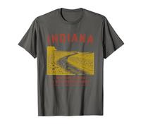 Indiana Winding Roads And Weathered Hands T-Shirt
