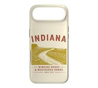 Indiana Winding Roads & Weathered Hands Vintage Design Case for iPhone Air