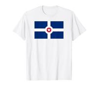 Indianapolis City Flag Value Graphic T-Shirt
