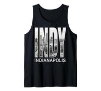 Indianapolis Indiana Cityscape Skyline Tank Top