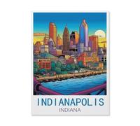 Indianapolis Indiana，Puzzle 1000 Piece Jigsaw Puzzles for Adults, Classic Puzzle Difficult Puzzle for Kids Teenagers Educational Game Toys Gift for Home Travel（38x26cm）-S79