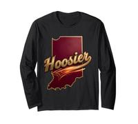 Indianapolis Map Long Sleeve T-Shirt