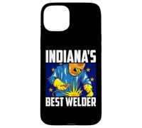 Indiana's Best Welder Ironworker Ironsmith Indiana Welding Case for iPhone 15 Plus