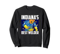 Indiana's Best Welder Ironworker Ironsmith Indiana Welding Sweatshirt