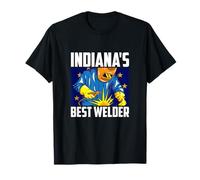 Indiana's Best Welder Ironworker Ironsmith Indiana Welding T-Shirt