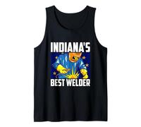 Indiana's Best Welder Ironworker Ironsmith Indiana Welding Tank Top