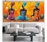 Indians Diamond Art Abstract Diamond Painting Arts and Crafts for Adults,5D Diamont Painting Kits Adults Crysta Cross Stitch Crafts Pictures,DIY Embroidery Kit for Beginner Home Decor 24x48in LK-381