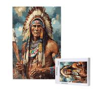 Indians Jigsaw Puzzles for Adults 2000 Piece, Man Puzzles for Adults Wooden, Funny/Difficult/Impossible/Challenging Decompression Games, As a Birthday for Women and Men ML-1604