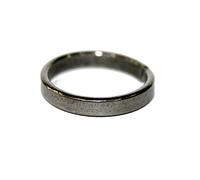 IndianStore4All Pure Saturn Handcrafted Iron Ring Shani Real Black Horse Shoe Ring Set Of 2, Iron