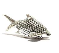 Indianstore4Everyone 999 Oxidized Pure Solid Silver Fish/Chandi ki Machli/Fish for Astrological and Lal Kitab Remedy | Silver Fish for Vastu, Pooja, Housewarming and Gift - Small, Fish