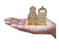 Indianstore4Everyone Annamalaiyar for Car Dashboard | Thiruvannamalai Sivan Idol | Lord Shiva Statue for Car Dashboard, Metal, 1 Piece (Gold Colour)
