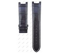 IndianTradition 22mm Leather Suitable for X90005G2S A47007G1 X72001G1S I45003G1 X41003G1 I31000G1 I31000G2 I42005G1 GC420005G Watches Band Strap (Black)
