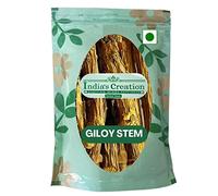 India's Creation Giloy Stem-Tinospora Cordifolia-Raw Herbs-Giloi-Guduchi-Amrita-Amruta-Jadi Booti-Single Herbs 500 Gram