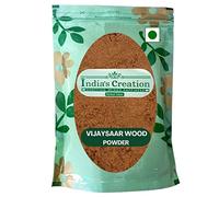 India's Creation Vijaysar Lakdi Powder-Pterocarpus Marsupium-Raw Herbs-Vijaysaar Wood Powder-Jadi Booti-Single Herbs (500 Gram)