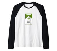 Indica Weed Pot Pack of Joints Stoney Marijuana Raglan Baseball Tee