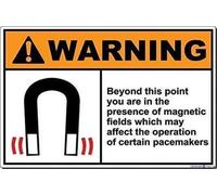 Indication Warning Sign : Beyond This Point You are in The Presenc Wall Art Outdoor Indoor New Aluminum Metal tin Sign 12x16 Inch