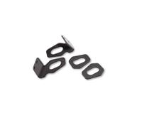 Indicator adapter Highsider PRO with approval, steel black for license plate