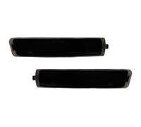 Indicator Blinker Light For BMW For Z3 1996-2002 T10 LED Front Side Marker Lamp Fender Light Coupe Roadster Amber 12V(Smoked Lens white)