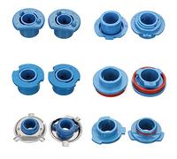 Indicator Bulb Holderm,Car Headlight Bulb Holders 4 Pcs Universal Durable Long Lifespan Headlight Bulb Base Adapter Socket Retainer H1/H3/H4/H7/H11/HB3(HB3)