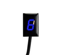 Indicator Compatible With Suzuki For GSXS1000 2015-2020 For GSXR600 1997-2019 For GSXR750 1996-2020 Motorcycle Accessories 1-6 For Speed Gear Display Meter(Blue)