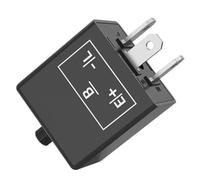 Indicator Flasher Relay 12v 3 Pin Adjustable Flasher Relay Motorcycle Turn Signal Lights Flashing Converter Tool Electronics Regulator Indicator Module