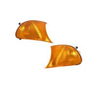 Indicator For BMW 3 Series E46 Coupe 1998-2001 Car Front Corner Lights Left Right Clear Lens Turn Signal Replacement Dynamic Led Turn Signal(Orange)
