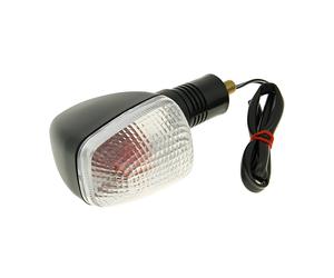 Indicator front right / rear left white for scooter