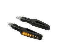 LED Sequential Turn Signals for Moto Pair, Approved, Black, Lampa SQ
