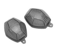 Indicator Lamp Lens, Clear Motorcycle Turn Signal Light Lens Indicator Covers Kit Replacement for GSF 600 N/S Bandit 2000-2003 for Motorcycle Parts(black)