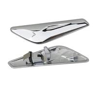 Indicator Lens Blinker For BMW For X3 F25 X4 F26 2013 2014 2015 2016 2017 Fender Side Marker Turn Signal Light Lamp 51117338569 51117338570(Size:Both)